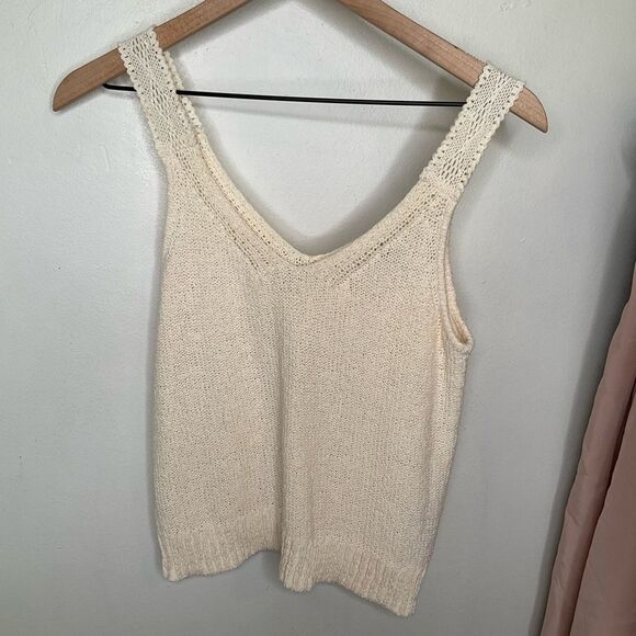 Madewell Crochet-Strap Sweater Tank - Picture 3 of 6